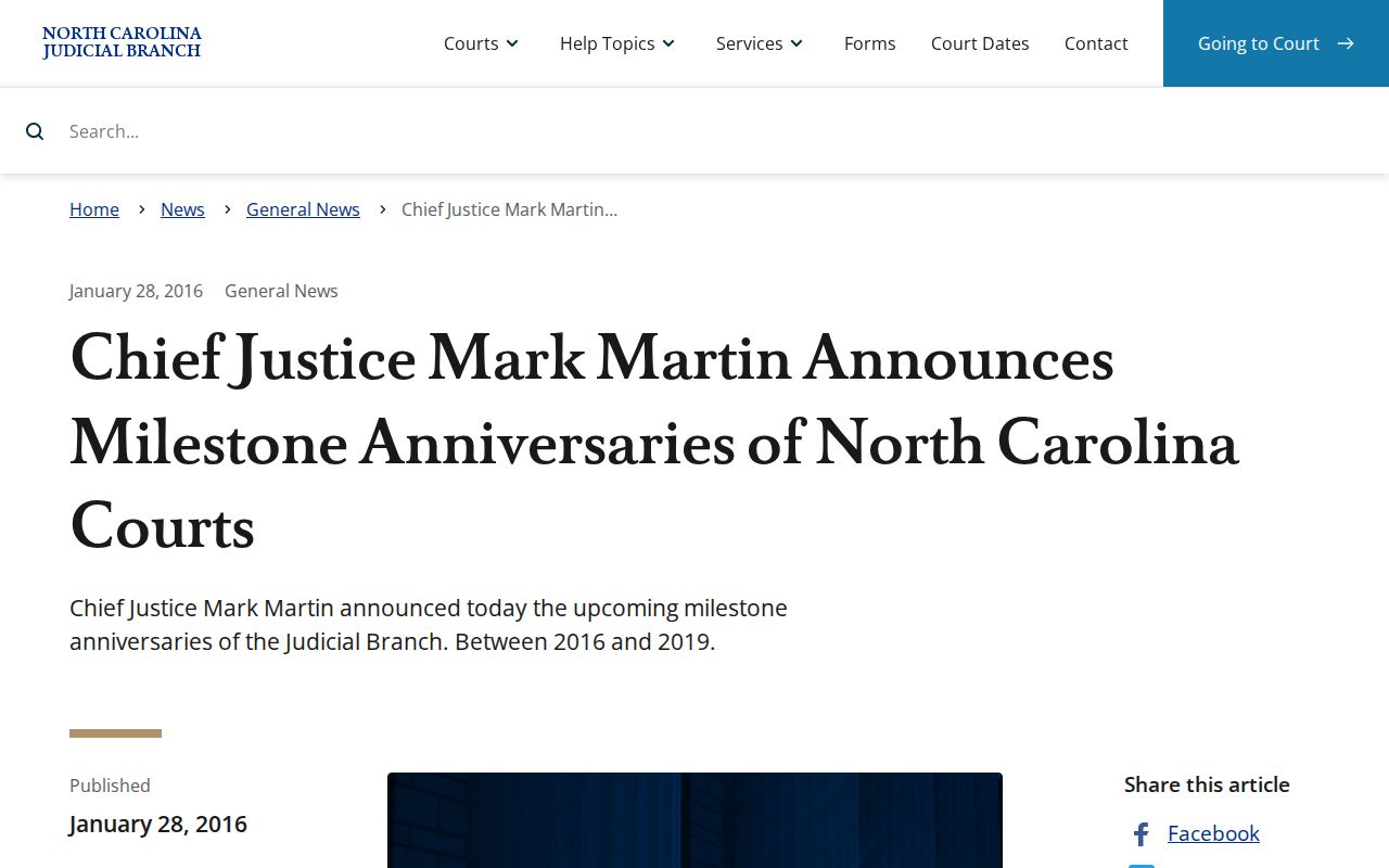 Person County court calendar North Carolina court history notice